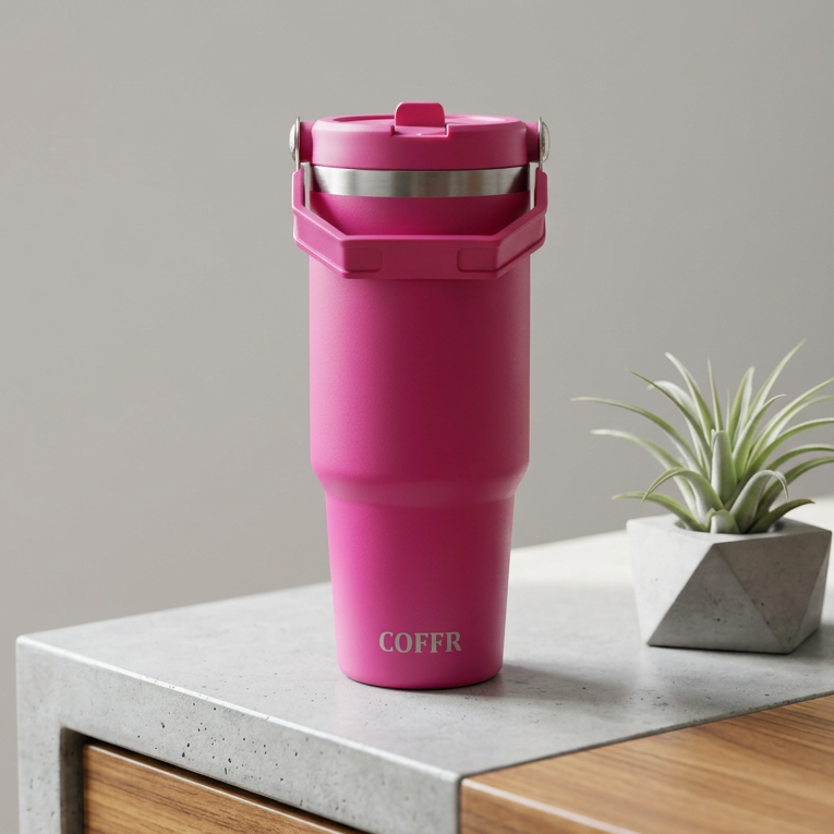 Pink 890 ML Tumbler - image 4