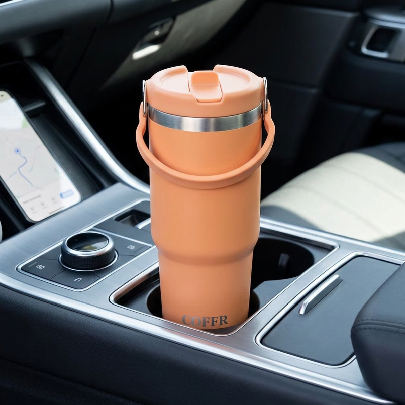 Orange 890 ML Tumbler - image 4