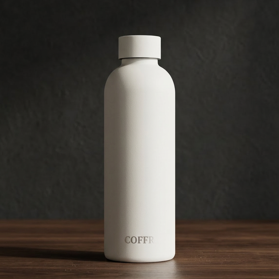 500ml Matte Finish 304 Stainless Steel Water Bottle - image 1