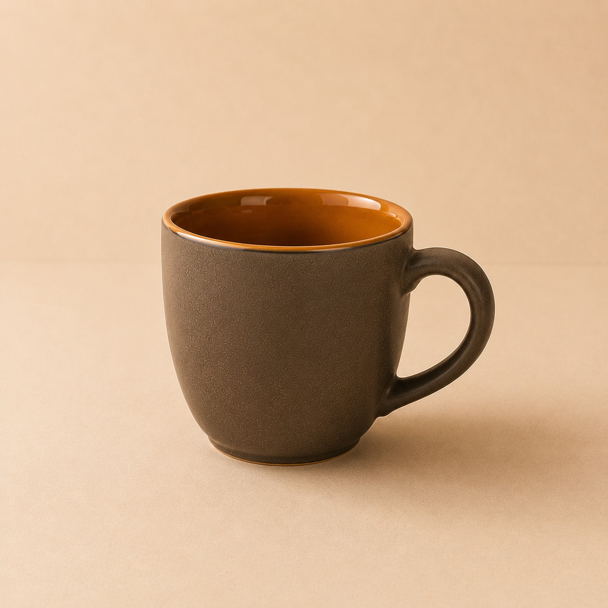 Brown - Set of 6 Ceramic Coffee Mug  - image 1
