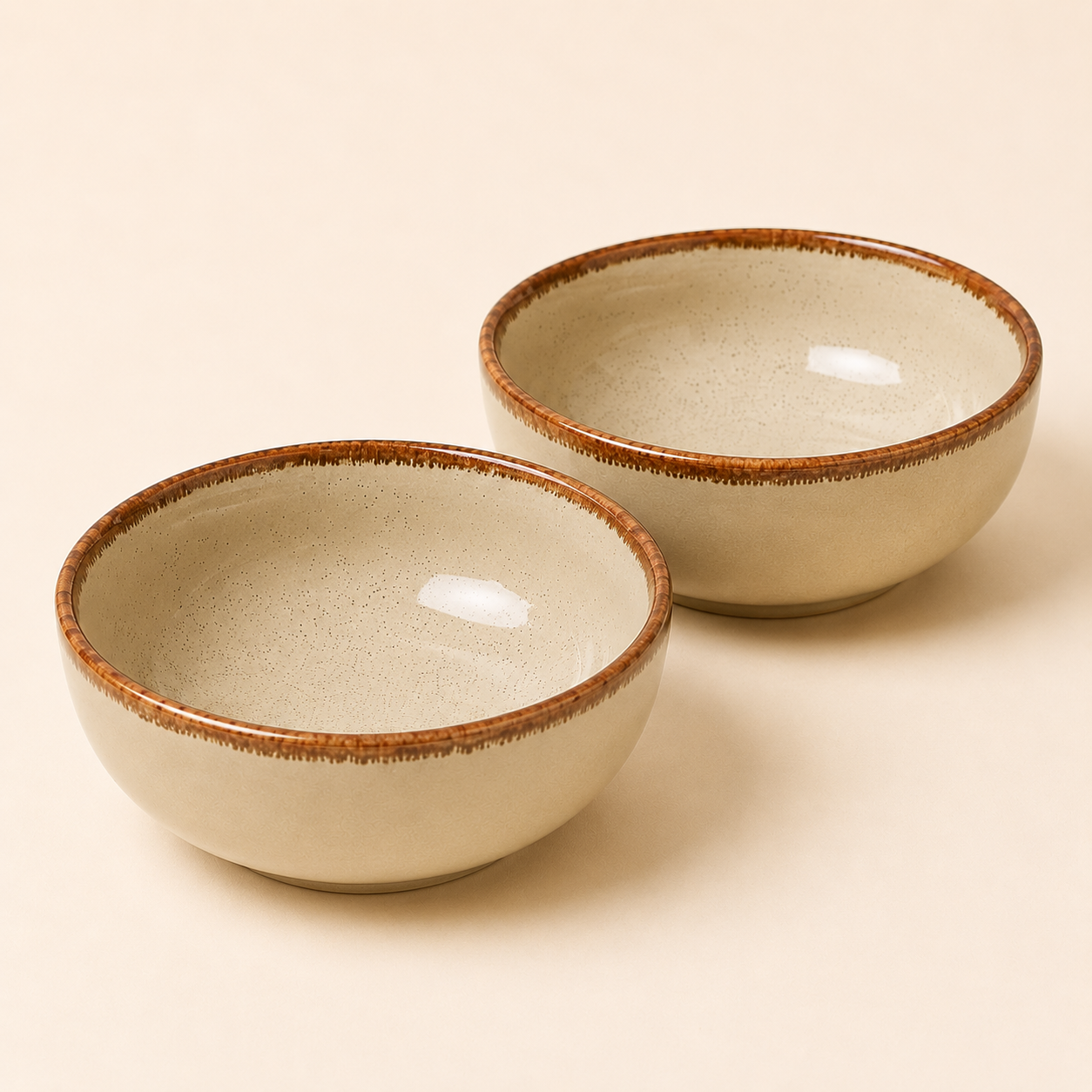 Sage Green - Set of 2 Pcs Ceramic Serving Bowls Bowls  - image 1