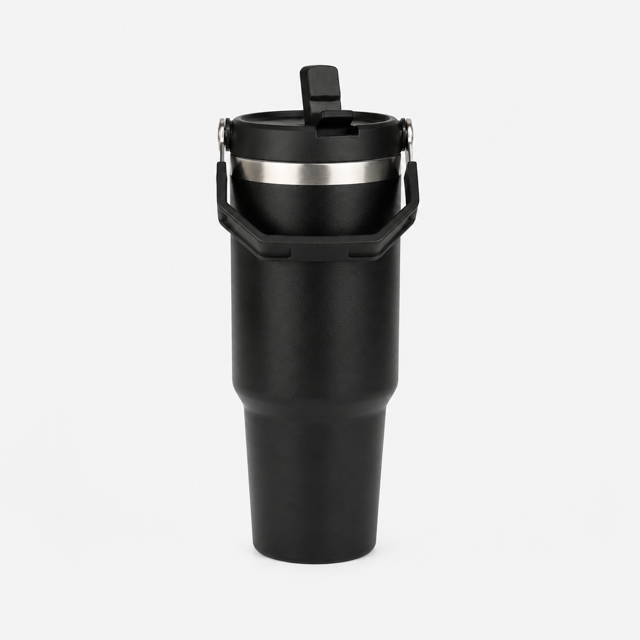  Black - 900 ML Stainless steel tumbler with Lid & Straw  - image 1