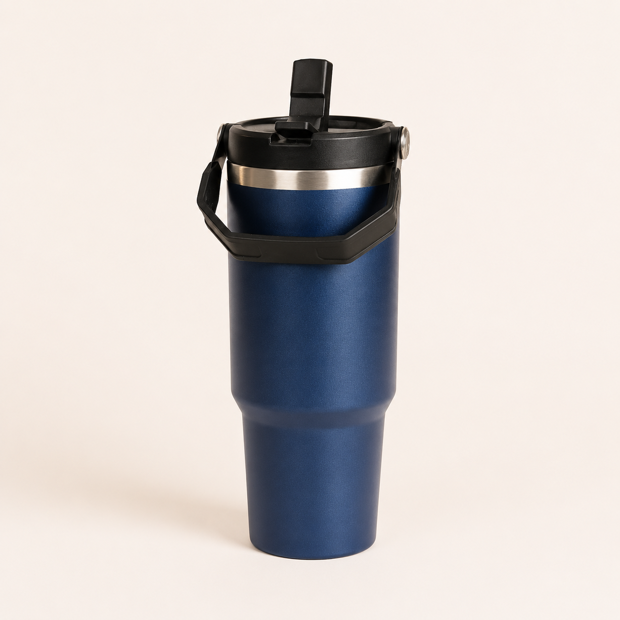 Midnight Blue - 900 ML Stainless steel tumbler with Lid & Straw  - image 1